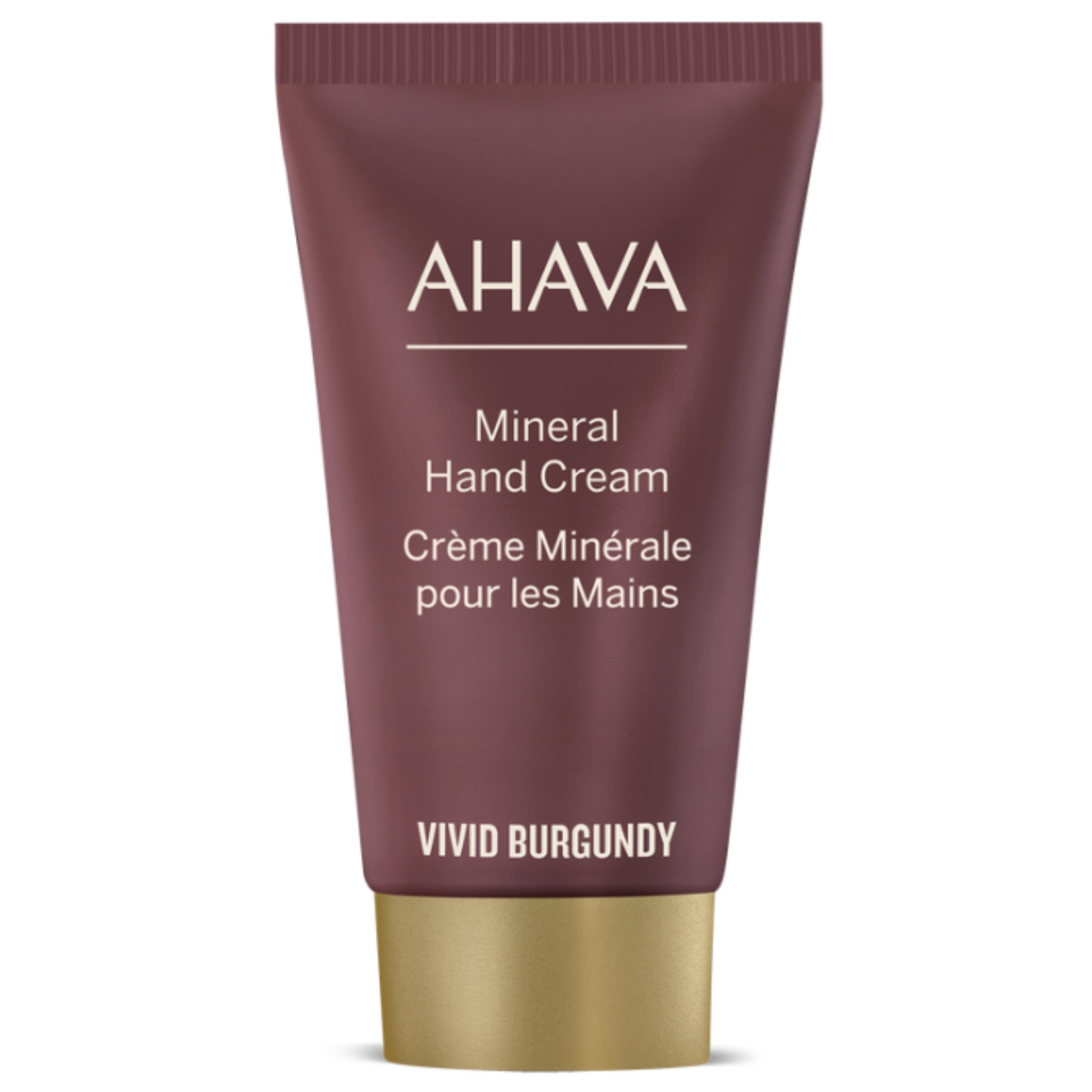 AHAVA MINERAL VIVID BURGUNDY RANKŲ KREMAS, 40 ML